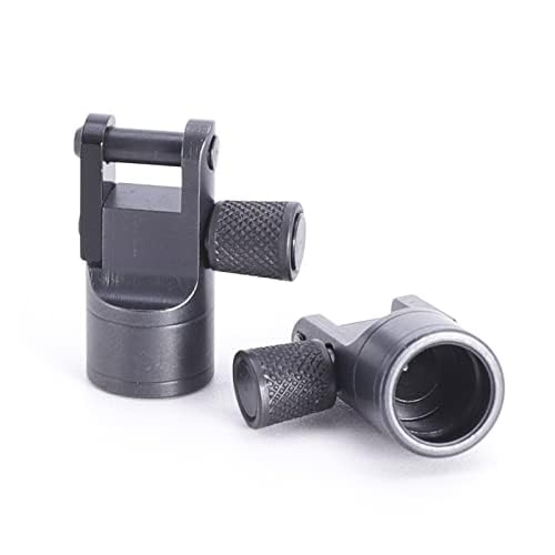 TRIROCK 2-pack Multi-function quick detachable stud base adapter for mounting sling swivels & wood screws