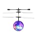 U-miss RC Flying Ball, Crystal Flashing LED Light Flying Ball RC Toy RC Infrared Induction Helicopter for Kids, Teenagers Colorful Flyings for Kid's Toy (Flying Ball)