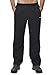 MIER Men's Sports Pants Warm Up Pants with Zipper Pockets for Workout, Gym, Running, Training, Black