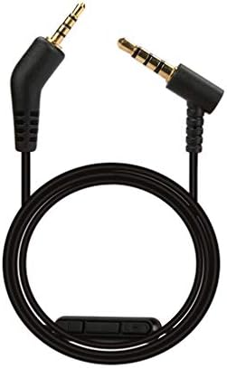 Aleicx Audio Cable Cord with Mic and Control Compatible with/Replacement for Bose QuietComfort 3 QC3 QC 3 Repl