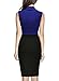 MissMay Women's Workwear Business Lapel Sleeveless Cocktail Party Pencil Dress