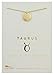 Lucky Feather Zodiac necklaces for women | Taurus 14K Gold-Plated Astrology Pendant for Girls | Horoscope Sign Zodiac gift | Great Christmas Stocking Stuffer | Trendy Birthday Jewelry Gift | 16” - 18”