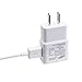 Samsung Travel Charger for Galaxy S3/S4/Note 2 & Other Smartphones, 3 Pack - Non-Retail Packaging - White