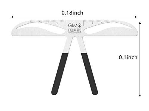 JX Eyebrow Stencil Ruler for Eyebrows Enhancer Permanent Tattoo Eye Brow Tools