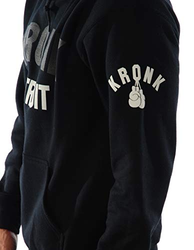 KRONK-Dos-Colores-Detroit-Sudadera-con-Capucha-Regular-para-Hombre
