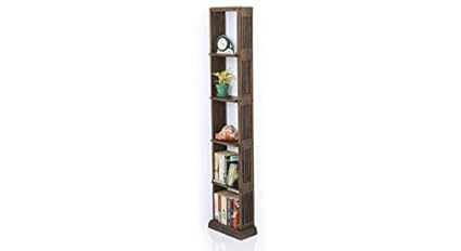 Urban Ladder Babylon Mango Wood Floor or Wall Shelf (Walnut)