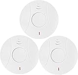 3 Pack Photoelectric Smoke and Carbon Monoxide