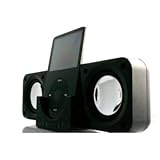 Black Mini iPod Speakers for iPod Nano 3rd Generation, iPod Touch, iPod Classic, iPod Video, iPod Nano, iPod Photo, Creative Zen Vision M, Sandisk Sansa, Microsoft Zune, Microsoft Zune 2 Portable Tavel Folding Speakers