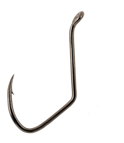 Matzuo Sickle Octopus Hook (Pack of 25), Black Chrome, 4/0