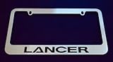 Mitsubishi Lancer Chrome License Plate Frame (metal)
