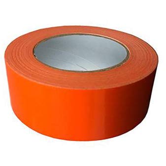 Exa Duct Tape 1.88 Inches x 60 Yards, Duct Tape for Crafts, Extra Strength, No Residue, DIY, Repairs, Indoor Outdoor Use, Book Repair, Must Have Garage Tool (1.88 X 60 Yards, Hi Vis Orange)