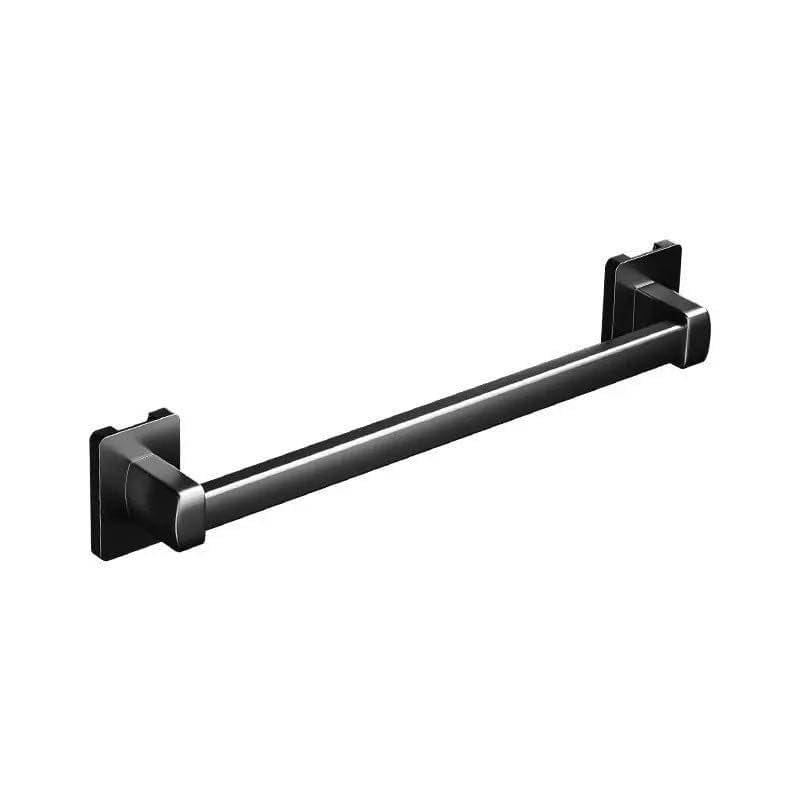 Photo 1 of 16 Inch Towel Rod,Towel Rods for Bathroom,Towle Rack for Bathroom Towel Bar Towel Bar for Bathroom Wall & Black Towel Holder - Black Bathroom Hardware (White, 16)