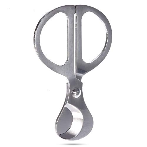 Feeko Cigar Cutter, 1 PC Portable Metal Cigar Cutters Stainless Steel Super Sharp Cigar Scissors Clipper Blade Smoke Machine Gift