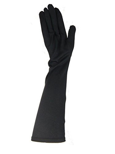 Child 15 Inch Long Nylon Gloves Kids Dress Up Gloves 18197