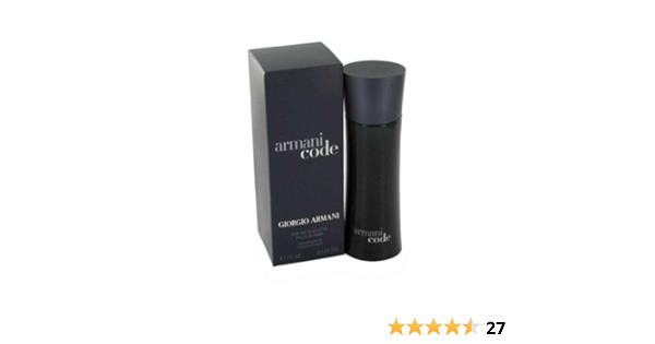 code black armani