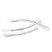 Soochat Rhinestone Bobby Pins Diamond Bobby Pins Crystal Hair Clips Decorations for Lady Women Girls 10 Pcs