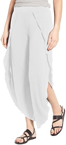 LOV ANNY Women's Casual High Waist Slit Yoga Wide Leg Palazzo Pants