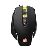 Corsair M65 Pro RGB - FPS Gaming Mouse - 12,000 DPI Optical Sensor - Adjustable DPI Sniper Button - Tunable Weights - Black