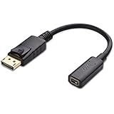 Cable Matters DisplayPort to Mini DisplayPort Male to Female Adapter - 6 Inches