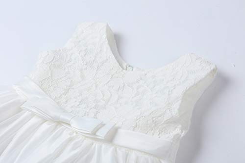 LZH Baby Meisjes Jurk Pailletten Strik Tutu Bloem Verjaardagsfeestje Trouwjurk Kinderjurken met Hoofddeksels - Image 4