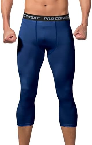 Basketball Compression Pants Amazon Towintec Men's 3/4 Compression