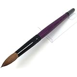 Profession Purple Wood Kolinsky Acrylic Nail Brush (Size: 6, 8, 10, 12, 14, 16, 18, 20, &amp; 22) PANA Brand High End Quality 100% Pure Kolinsky Hair (Size 20)