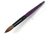 Profession Purple Wood Kolinsky Acrylic Nail Brush (Size: 6, 8, 10, 12, 14, 16, 18, 20, & 22) PANA Brand High End Quality 100% Pure Kolinsky Hair (Size 20)