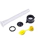 ORANDESIGNE Gas Can Spout Replacement Old Style Flexible Fuel Can Pour Nozzle Kit with Gaskets Collars Stopper Caps Vent Cap for Blitz Gott Essence Plastic Kerosene Diesel Water Jug 1 2 5 Gallon 3 Set