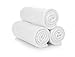 Washcloth Towels by Equinox International, 48-Pack 100% Natural Cotton, 12 x 12, Appropriate for use in Bathroom, Kitchen, Nursery and for Cleaning, Soft and Absorbent, Machine Washable, White