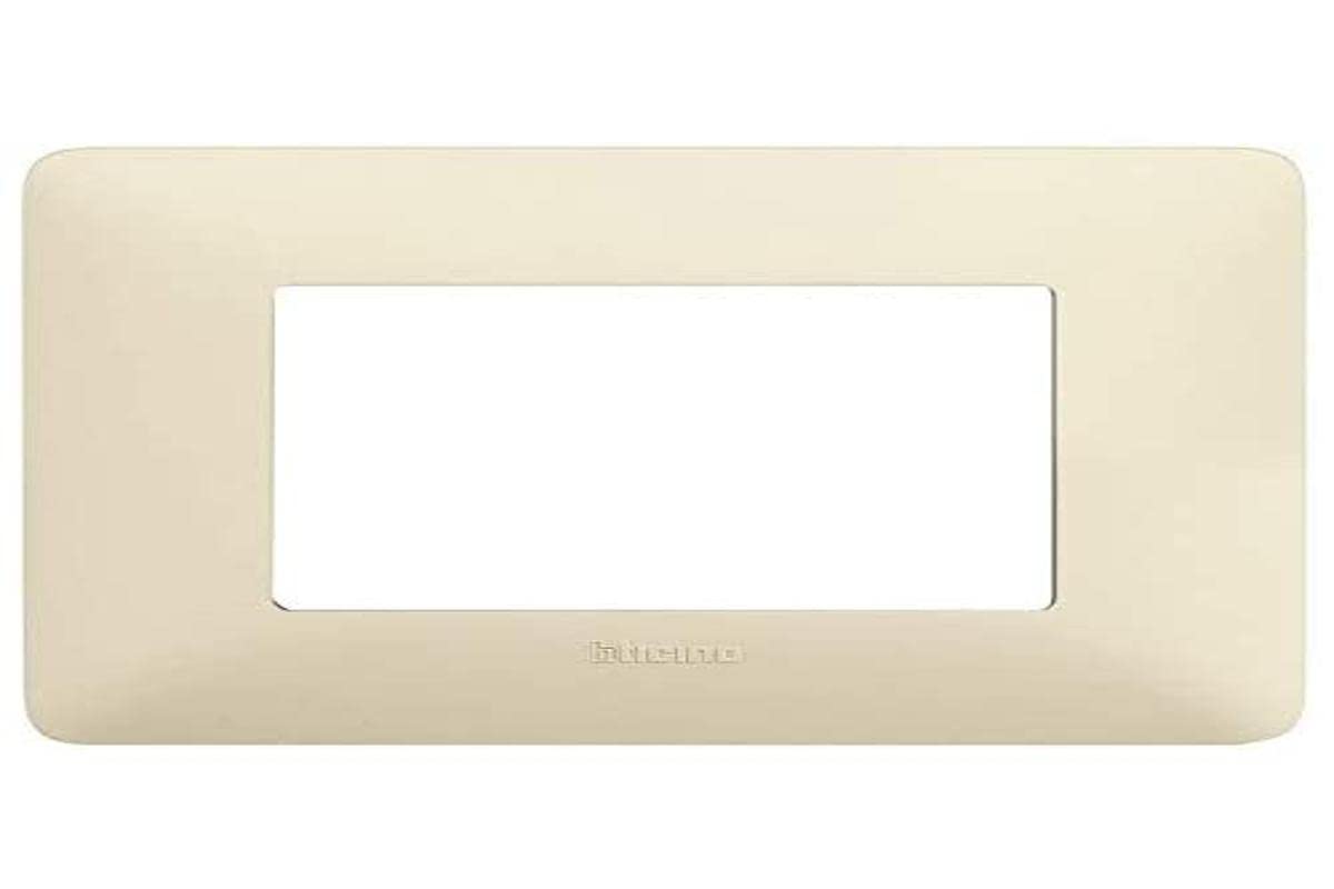 BTicino AM4803MSL Matix 3-Gang Front Plate, Silver