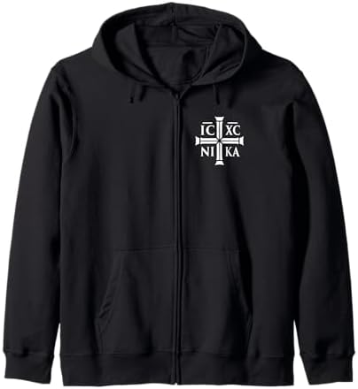 Amazon.com: Christian IC XC NIKA - Eastern Orthodox Zip Hoodie