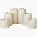 Lily's Home Battery Operated Flickering Flameless LED Votive Candles with Timer, Set of 6