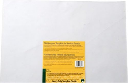 Dritz Quilting Heavy Duty Template Plastic by Prym Consumer USA