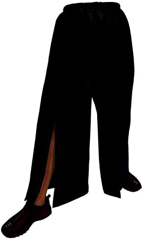 Amazon Co Jp よさこい スリット パンツ 男女兼用 レディース メンズ 黒 M L 衣装 ユニフォーム 男性 女性 祭り よさこい コスチューム ズボン シンプル 定番 服 ファッション小物