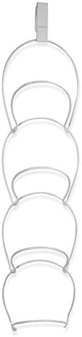3 JOKERS New Style Hat Rack Metal Wire Wall Hat Storage Rack Cap Stackable Over The Door Hat Holder,White