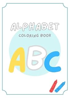 Livro Colorindo o ABC: Livro Educativo de Alfabeto em Inglês