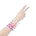Unicorn Hair Ties Bracelet, 80Pcs, Party Favors Birthday Gifts Supplies, Elastic Ponytail Holders Decorations for Girl and Children