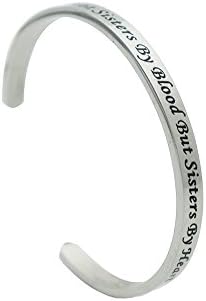 Huiuy Best Friend Bracelet Friendship Gift Cuff Bangle Bracelet for Sister Best Friends