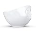 FIFTYEIGHT PRODUCTS TASSEN Porcelain Bowl, Dreamy Face Edition, 16 oz. White, (Single Bowl) for Serving Cereal, Soup