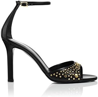 Tamara Mellon Chief Designer Jimmy Choo Whisper Stud Sandals 8.5 Black