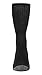 Galiva Men's Cotton Extra Soft Crew Cushion Socks - 3 Pairs, Medium, Black