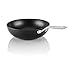 TECHEF - Onyx Collection, 12-Inch Nonstick Flat Bottom Wok/Stir-Fry Pan - PFOA Free, Dishwasher and Oven Safe, Made in Korea