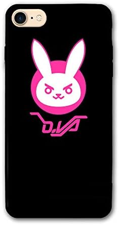 Phone Case Compatible with IPhone8 Overwatch Dva Bunny Logo Protective Cover