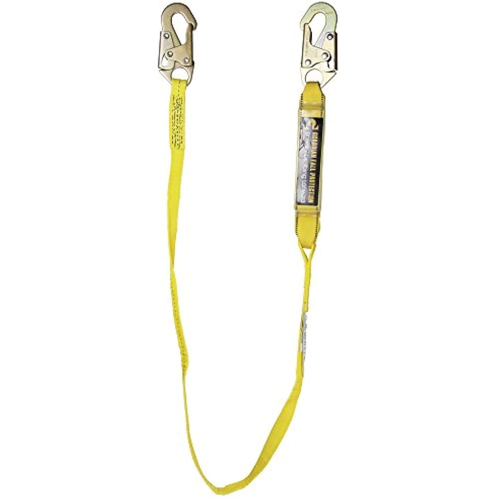 Guardian Fall Protection 01220 6Foot Single Leg Shock Absorbing