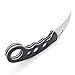 MASALONG Big White Shark Claw Folding Teeth Knife (Stone wash Fox)