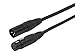 Monoprice AES/EBU Cable - 1.5 Meter - Black, 22AWG, Twisted Conductors With Copper Braid and Aluminum Foil Shielding