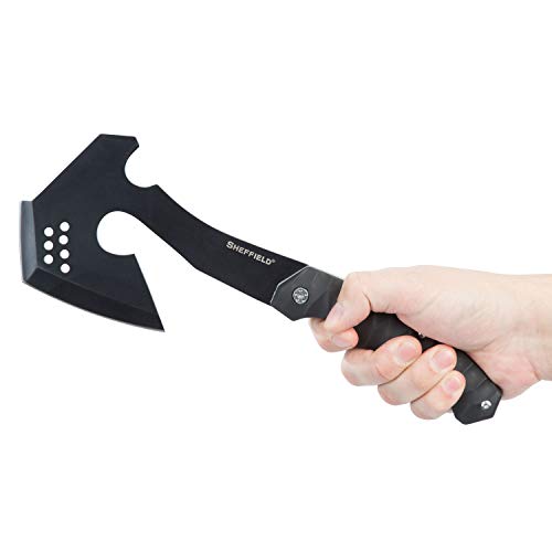 Sheffield 12153 Standoff Tactical Tomahawk with Sheath, Survival