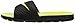 Nike Men's Benassi Solarsoft Slide Athletic Sandal, Black/Volt, 8 D(M) US