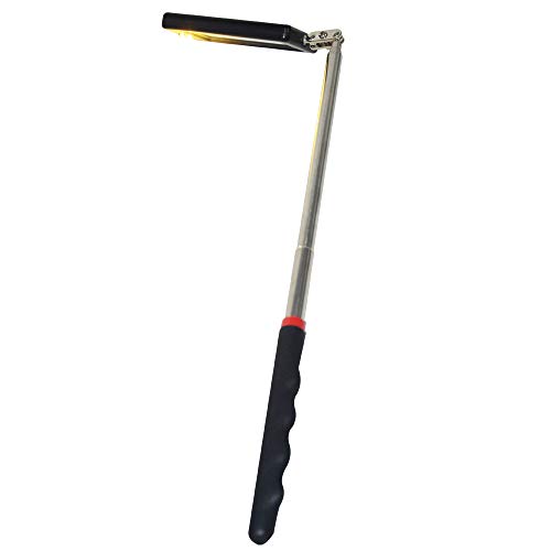 Telescoping Inspection Mirror LED Warm Lighted Flexible - 360 Swivel for Extra Viewing Dead Angle, Line of Sight Obstacle Area - Thumbnail 4