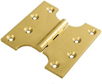 Carlisle Brass HIN2424PB Parliament Hinge 1pr 102 x 102 x 4mm Brass, Gold